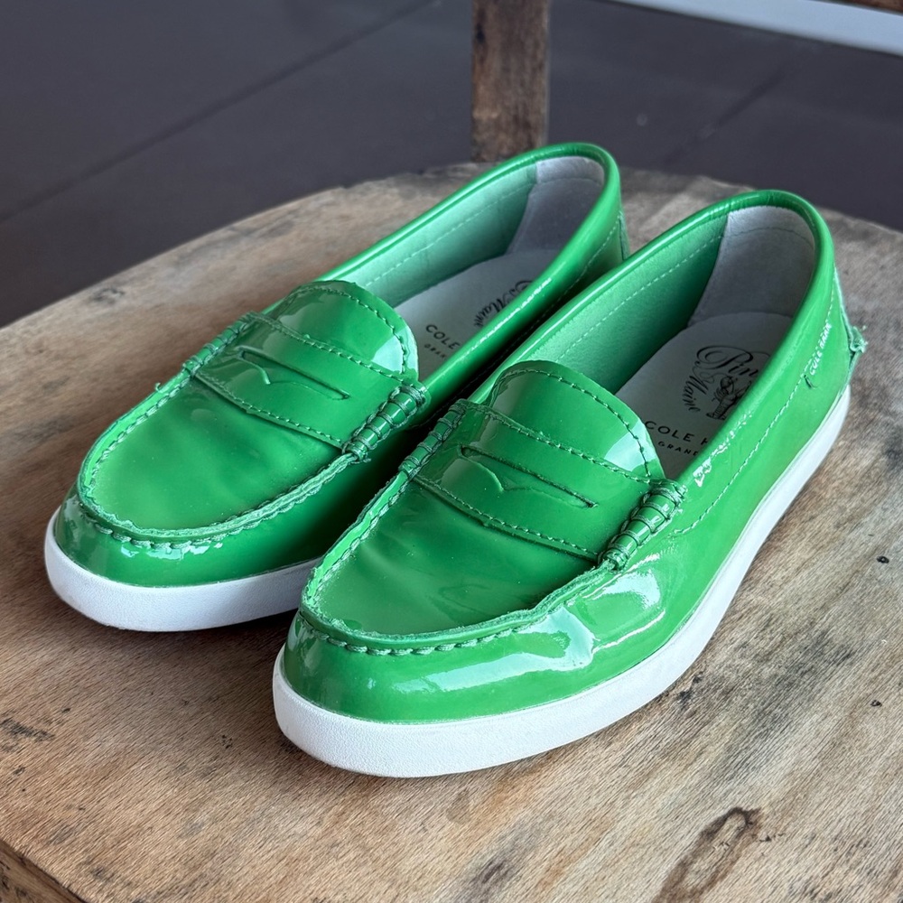 Cole Haan Green Loafers